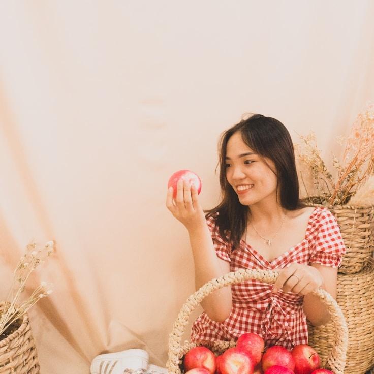 Portrait of Mira Chen, group coordinator and fusion cooking expert